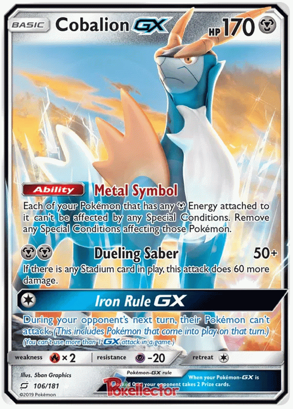 Cobalion GX - Team Up #106