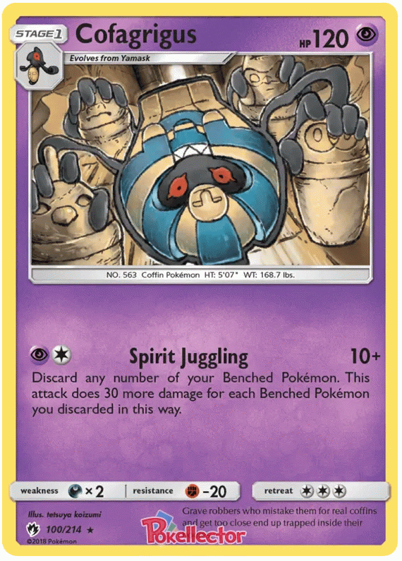 Cofagrigus - Lost Thunder #100