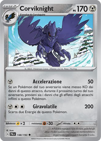 Corviknight - Evoluzioni A Paldea	 #148