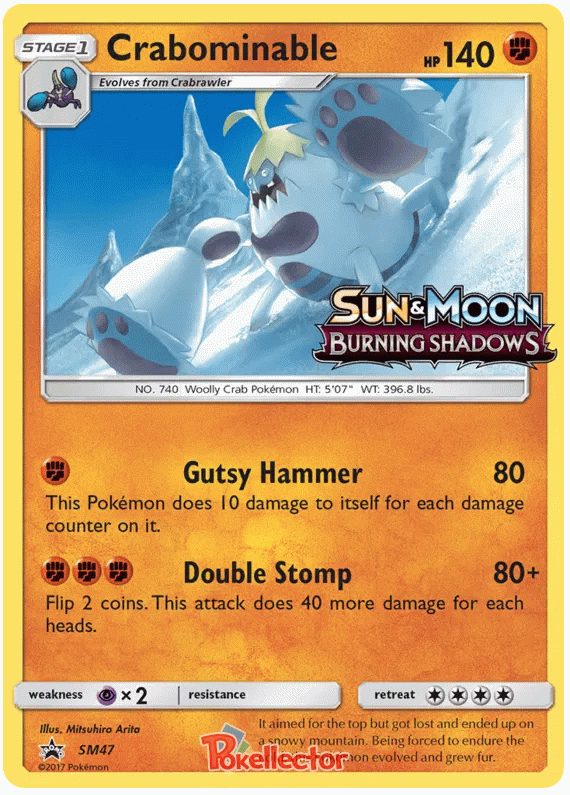 Crabominable - Sun & Moon Promos #47