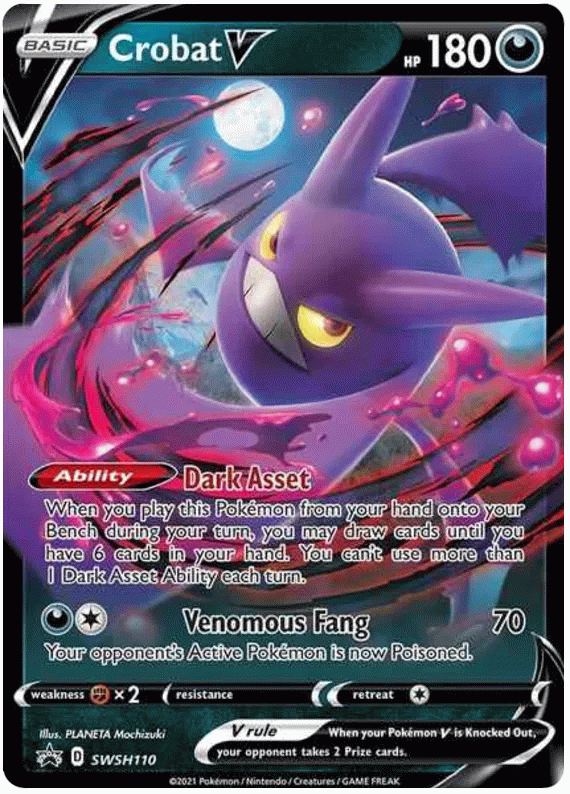 Crobat V - Sword & Shield Promos #110