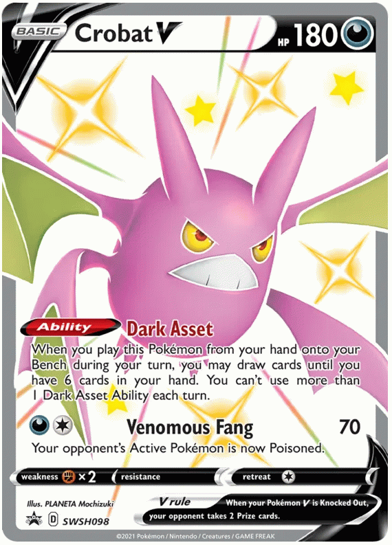 Crobat V - Sword & Shield Promos #98