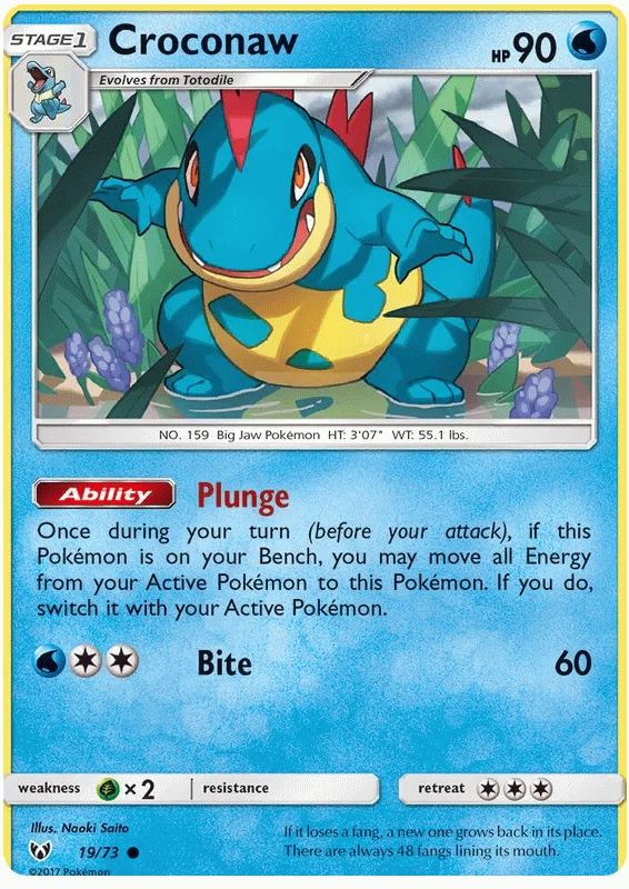 Croconaw - Shining Legends #19