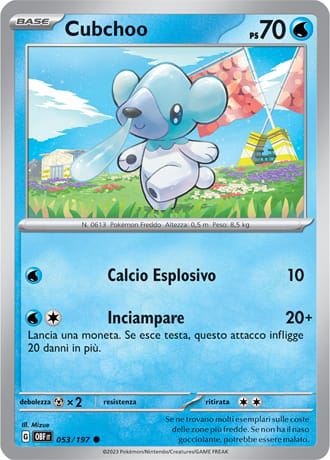 Cubchoo - Ossidiana Infuocata #53