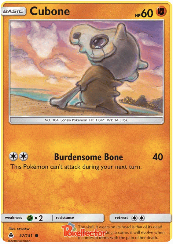 Cubone - Forbidden Light #57