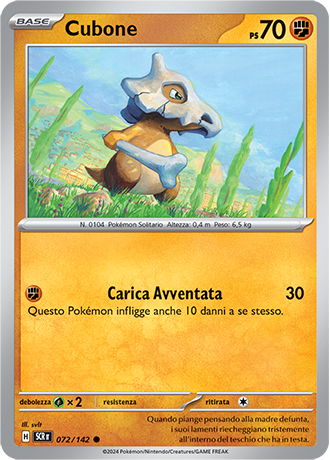 Cubone - Corona Astrale #72