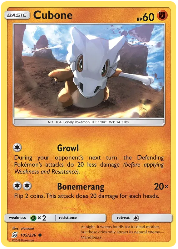 Cubone - Unified Minds #105