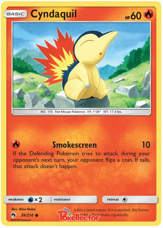 Cyndaquil - Lost Thunder #39