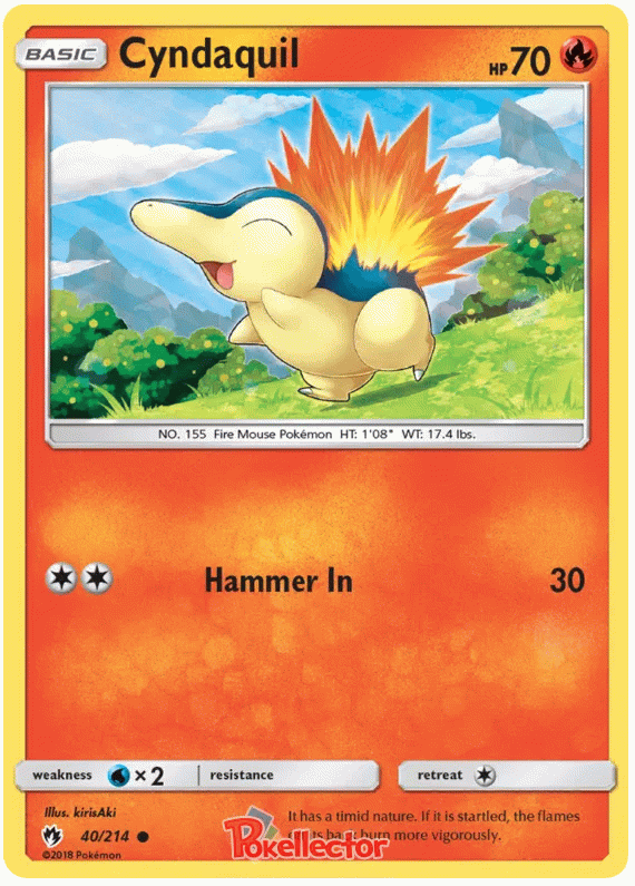 Cyndaquil - Lost Thunder #40