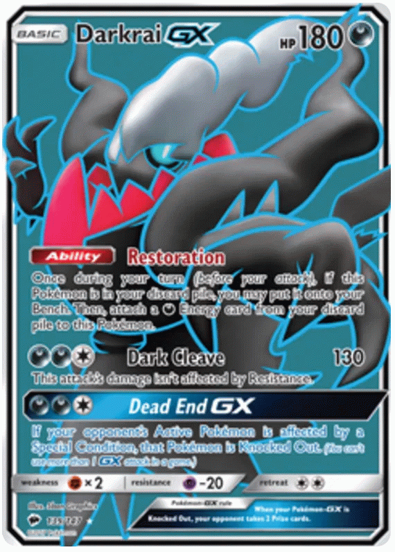 Darkrai GX - Burning Shadows #139