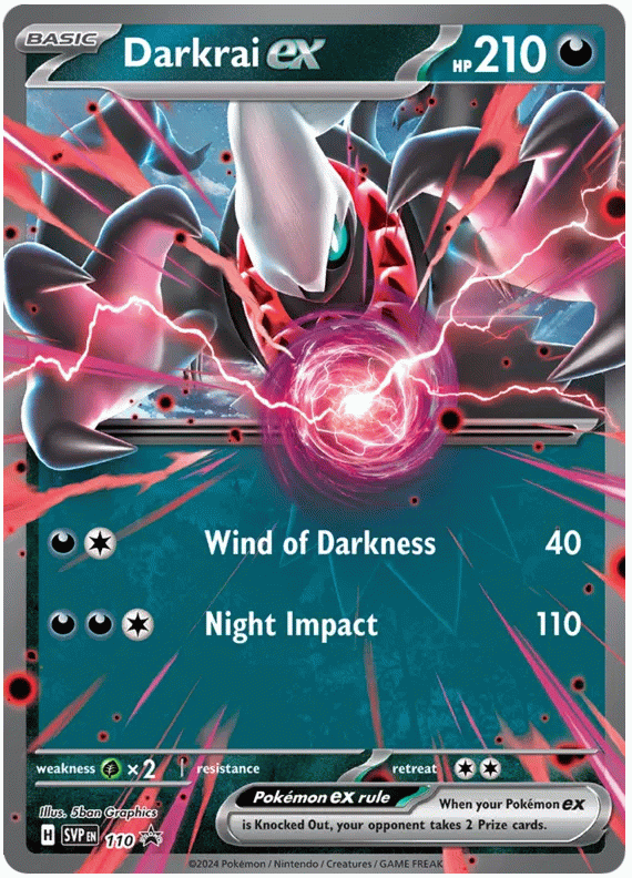 Darkrai ex - Scarlatto & Violetto Promos #110