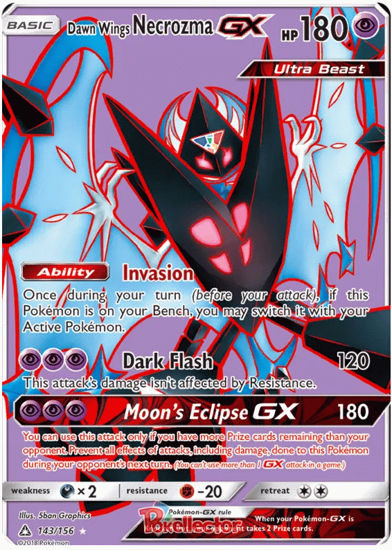 Dawn Wings Necrozma GX - Ultra Prism #143