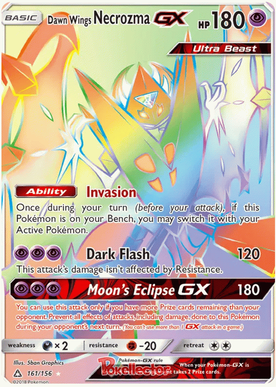 Dawn Wings Necrozma GX - Ultra Prism #161