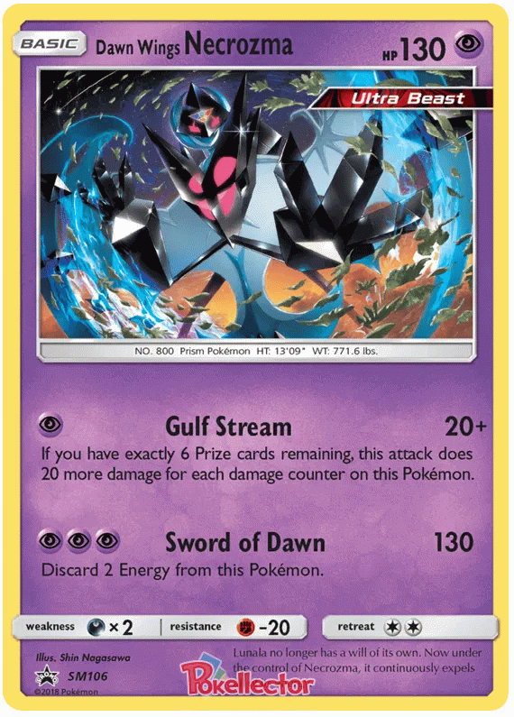 Dawn Wings Necrozma - Sun & Moon Promos #106