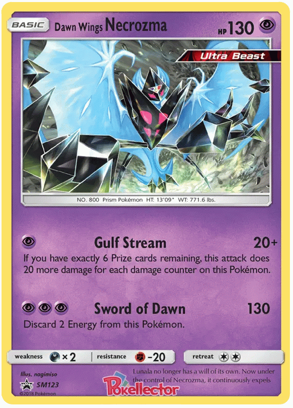 Dawn Wings Necrozma - Sun & Moon Promos #123