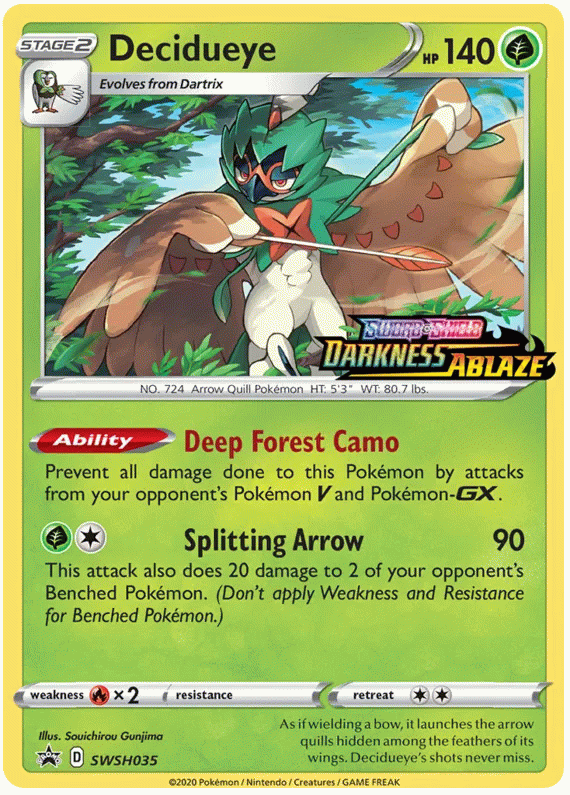 Decidueye - Sword & Shield Promos #35