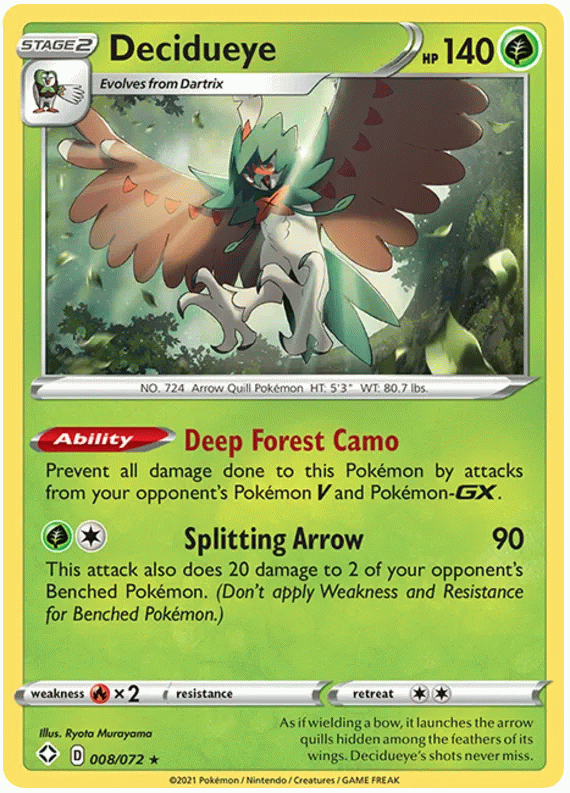 Decidueye - Shining Fates #8