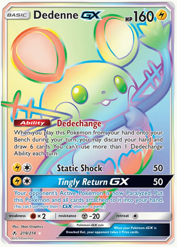 Dedenne GX - Unbroken Bonds #219