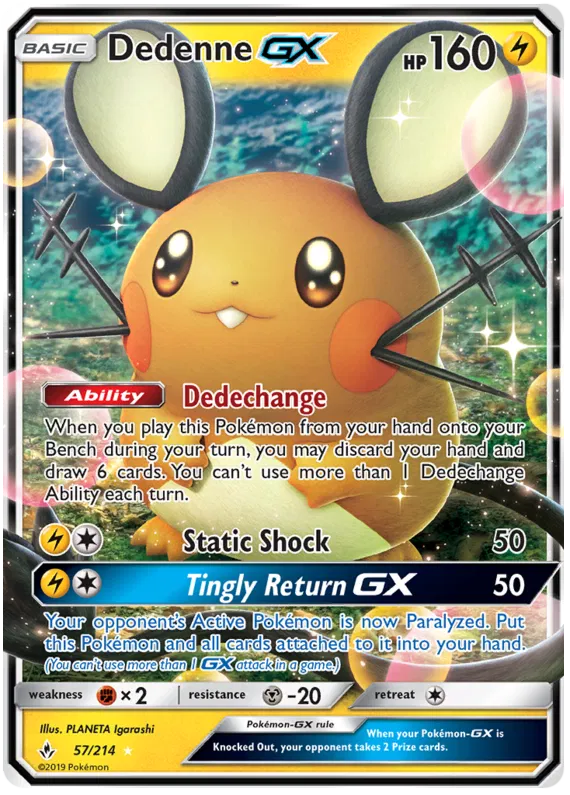 Dedenne GX - Unbroken Bonds #57