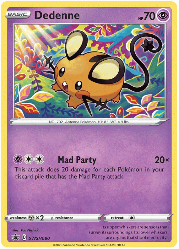 Dedenne - Sword & Shield Promos #80