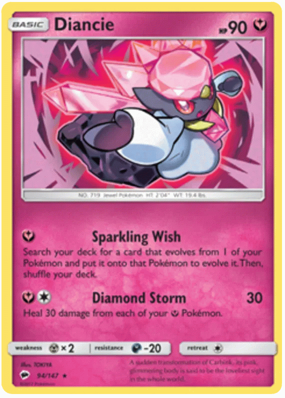 Diancie - Burning Shadows #94