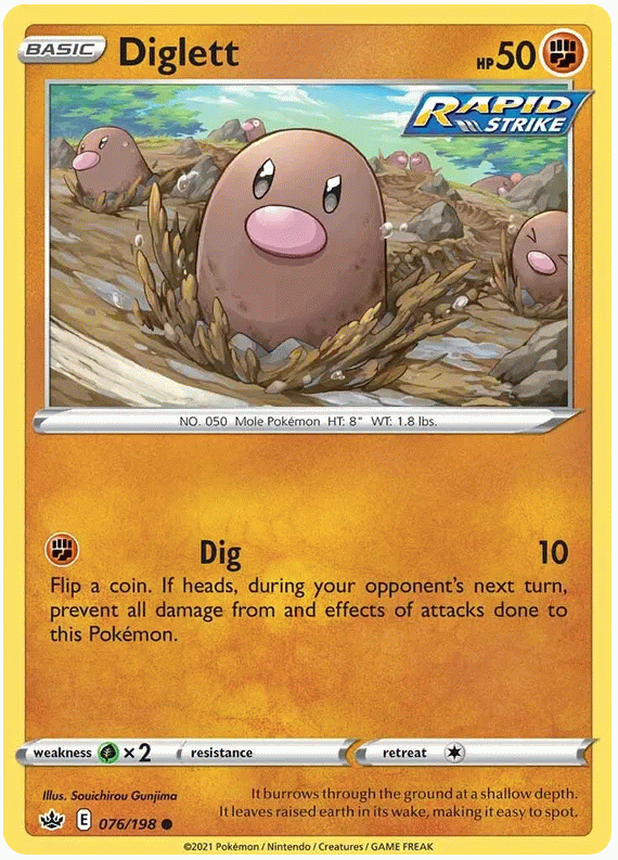 Diglett - Chilling Reign #76