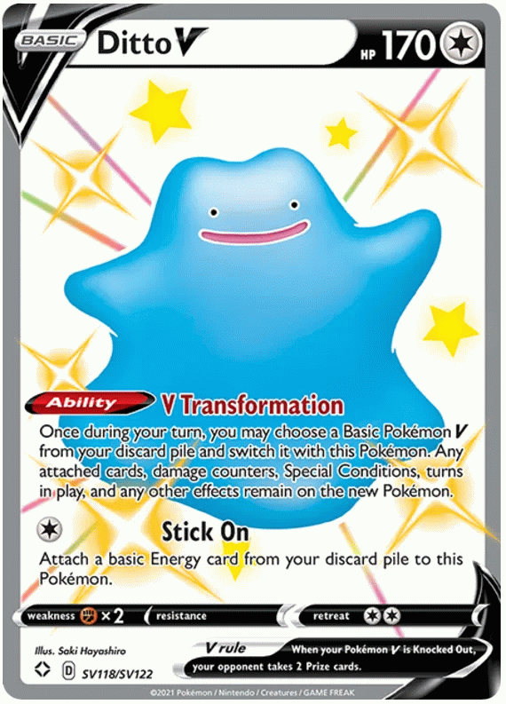 Ditto V - Shining Fates #118