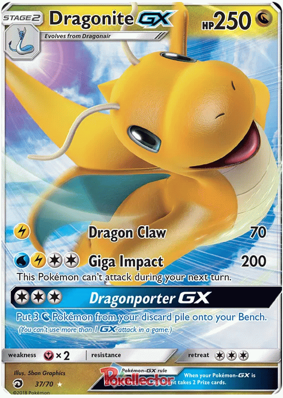 Dragonite GX - Dragon Majesty #37