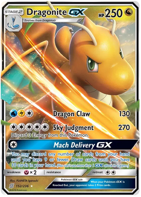 Dragonite GX - Unified Minds #152