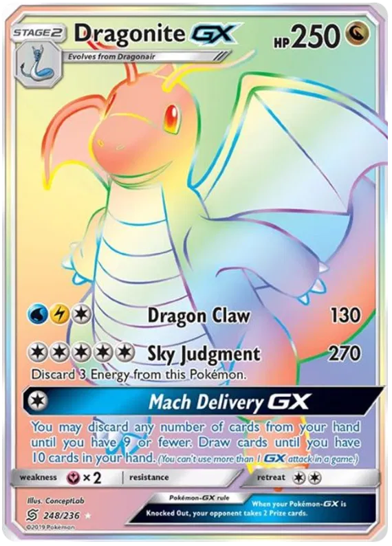 Dragonite GX - Unified Minds #248