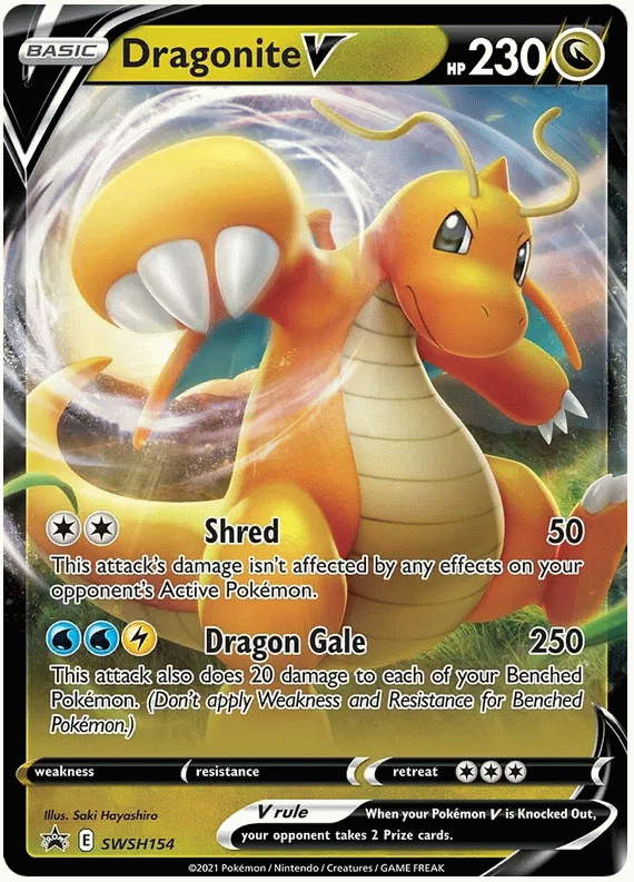 Dragonite V - Sword & Shield Promos #154