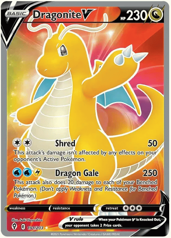 Dragonite V - Evolving Skies #191