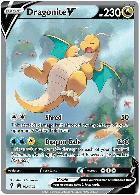 Dragonite V - Evolving Skies #192