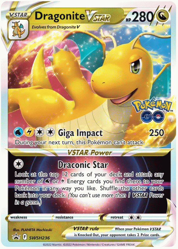 Dragonite VSTAR - Sword & Shield Promos #236