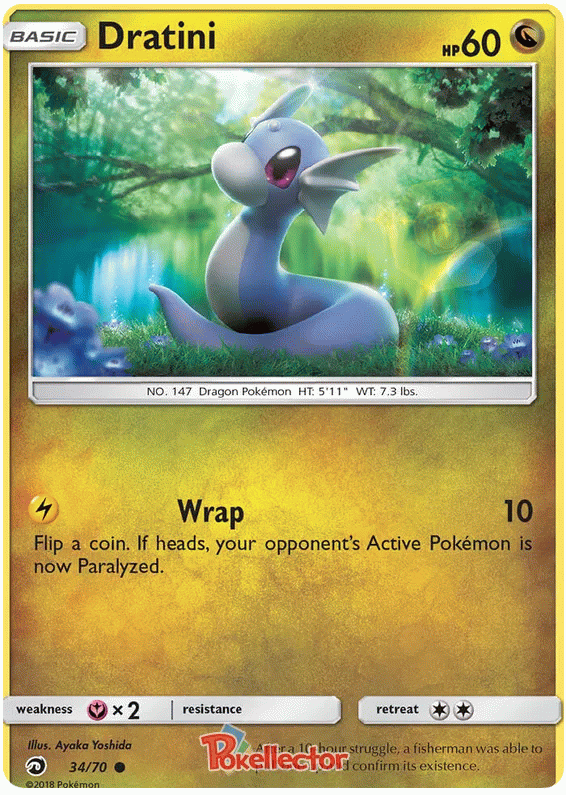 Dratini - Dragon Majesty #34