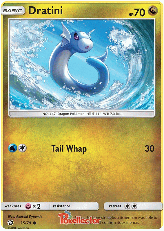 Dratini - Dragon Majesty #35