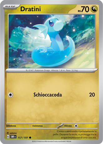 Dratini - Ossidiana Infuocata #157