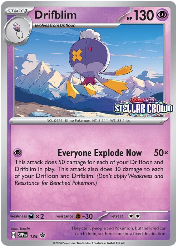 Drifblim - Scarlatto & Violetto Promos #135