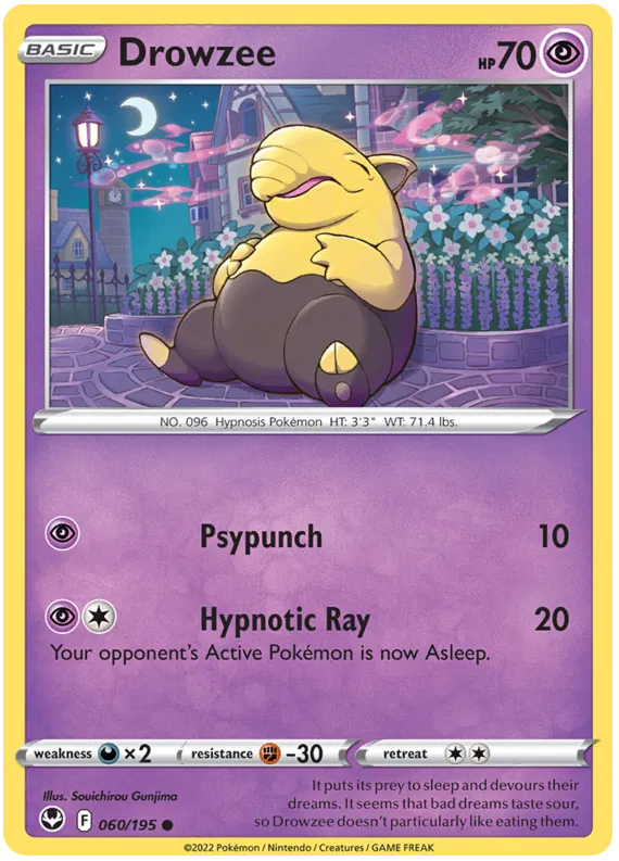 Drowzee - Tempesta Argentata #60