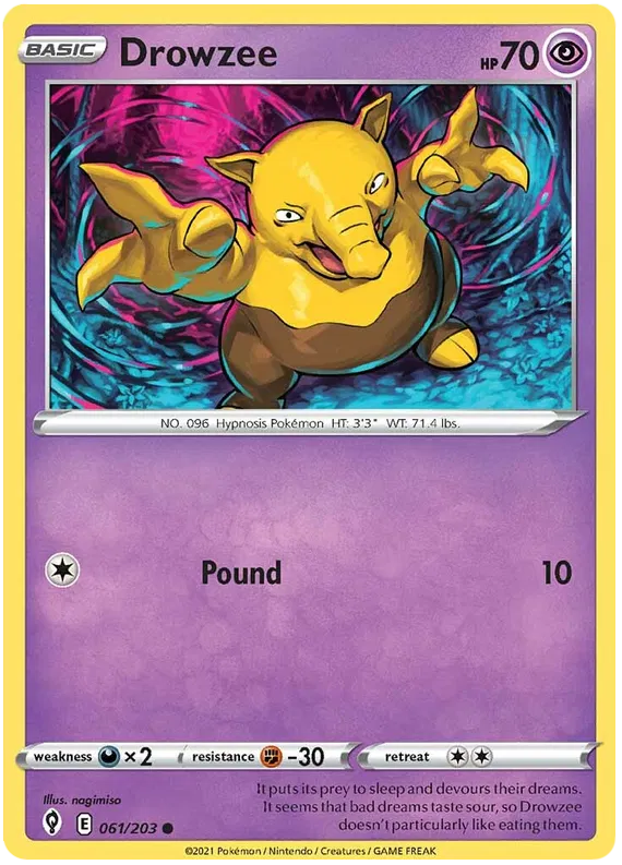 Drowzee - Evolving Skies #61