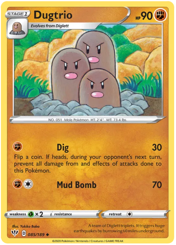 Dugtrio - Darkness Ablaze #85