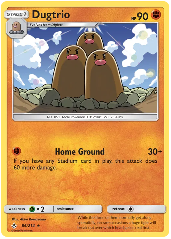 Dugtrio - Unbroken Bonds #86