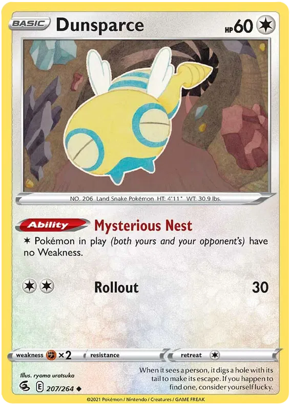 Dunsparce - Fusion Strike #207