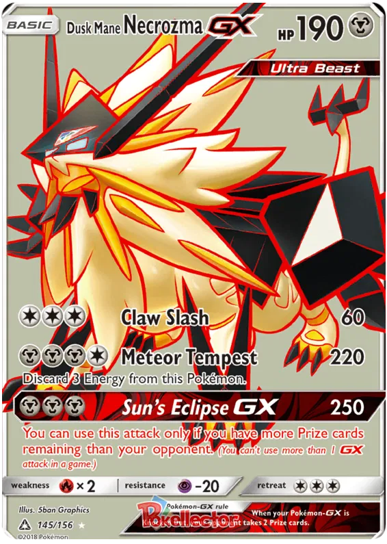 Dusk Mane Necrozma GX - Ultra Prism #145