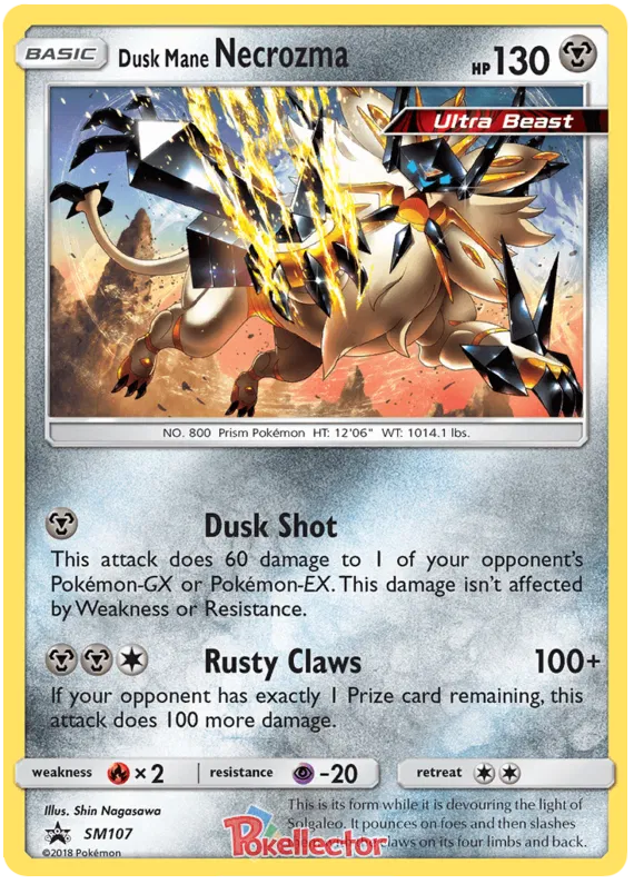 Dusk Mane Necrozma - Sun & Moon Promos #107