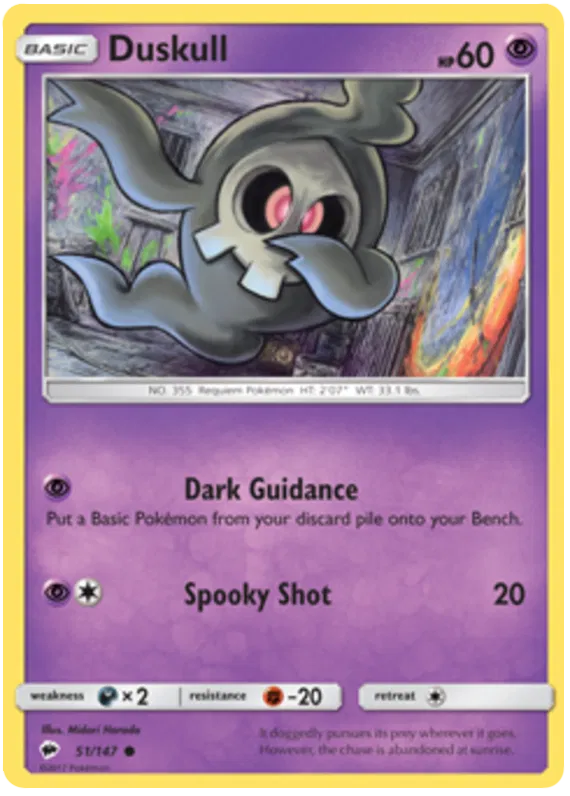 Duskull - Burning Shadows #51