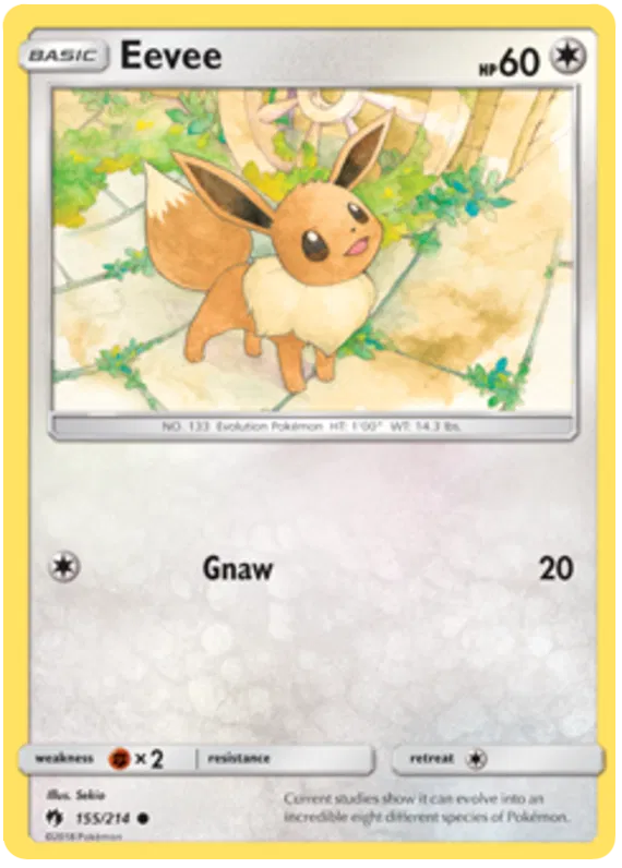 Eevee - Lost Thunder #155