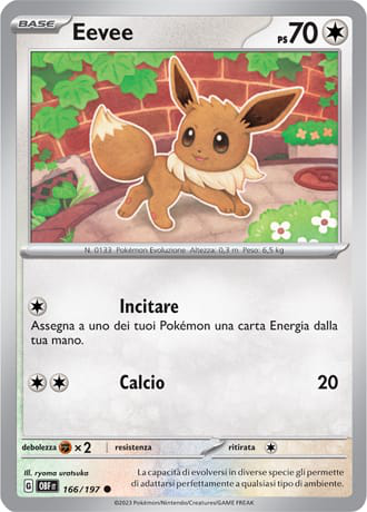 Eevee - Ossidiana Infuocata #166