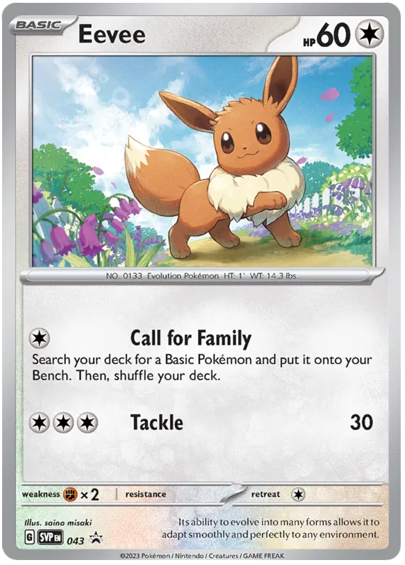 Eevee - Scarlatto & Violetto Promos #43