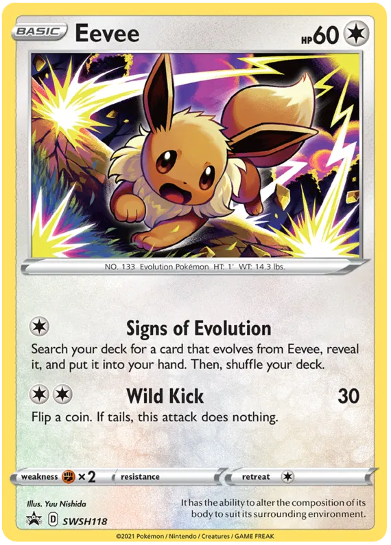 Eevee - Sword & Shield Promos #118